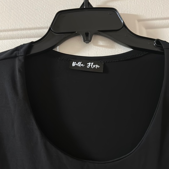 *HP* BELLA FLORE 3/4 SLEEVE MATERNITY DRESS: BLACK: NEW WITHOUT TAGS: SIZE XL - Picture 3 of 4